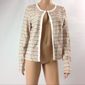 New Perla Blanca Women Tweed Blazer Jacket